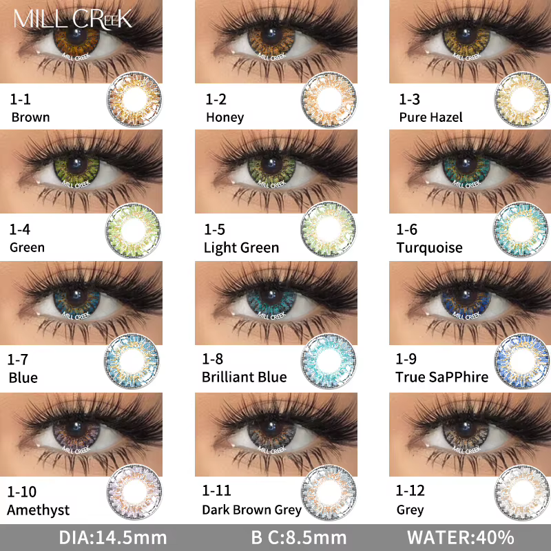 Lentilles de contact colorées pour cosplay