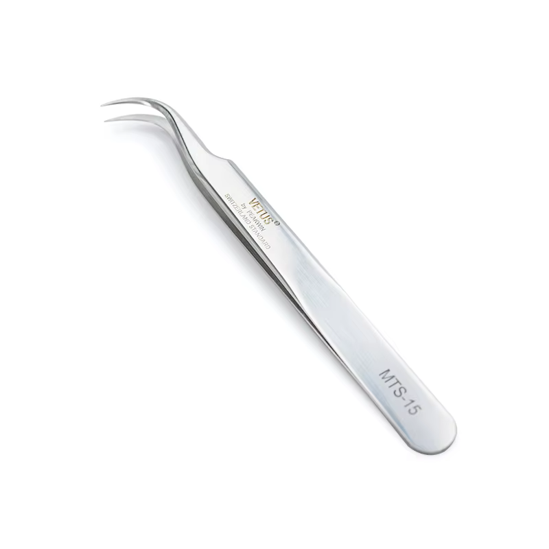 VETUS – pincettes argentées originales de la nouvelle série MTS pour Extensions de cils
