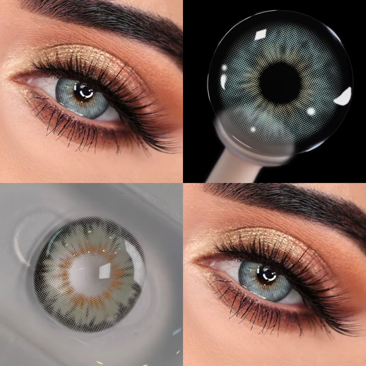 Lentilles de contact colorées Lalens Cleopatra à pupille étroite