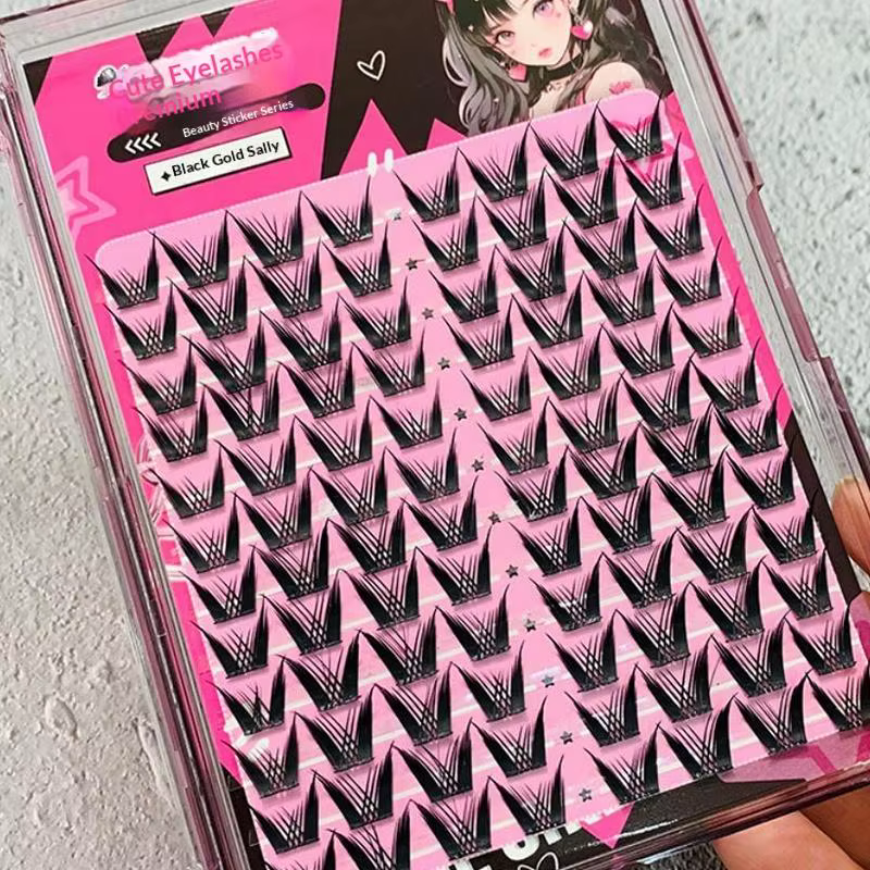 Faux cils demi-naturels