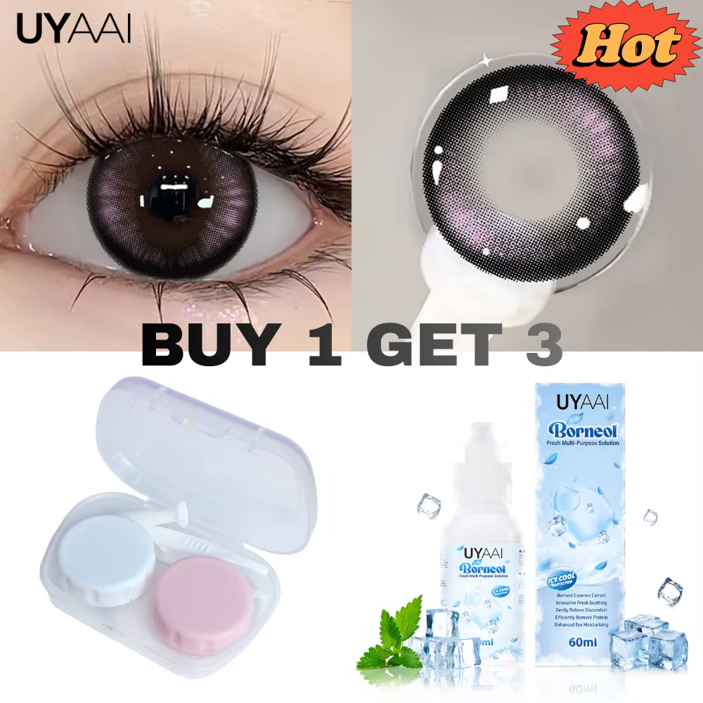 UYAAI – ensemble de lentilles de Contact noires Big EYE de 14.5mm de diamètre