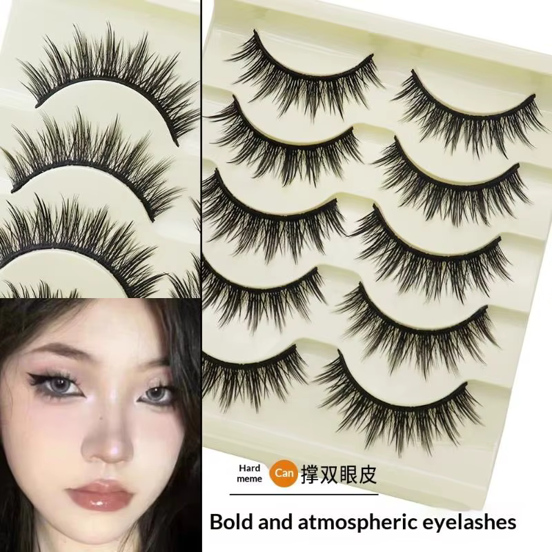 5 paires de faux cils Manga