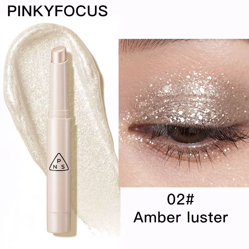Pinkyfocus – bâton de fard à paupières à paillettes