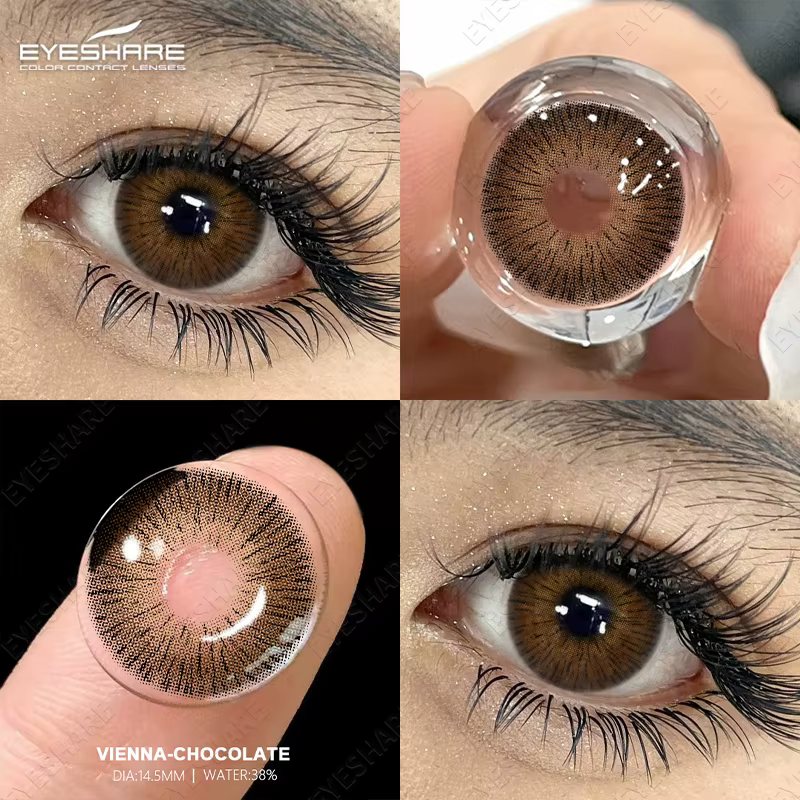 EYESHARE 1 paire de lentilles de Contact de couleur pour les yeux cosmétiques