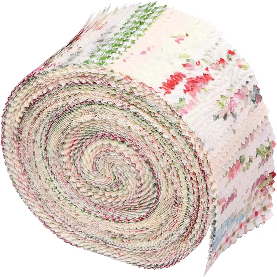 Tissu pour quilting Gap 42 bandes 6,35 cm x 50 cm - Tissu pour quilting et couture - Quilt pré-coupé (Fleur)