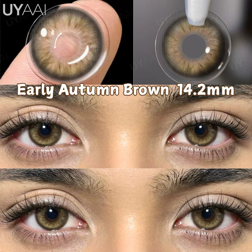 UYAAI 1 Paire de Lentilles de Couleur Bleues