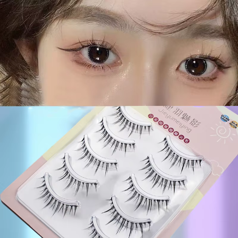 Extension de faux cils en vison naturel croisé