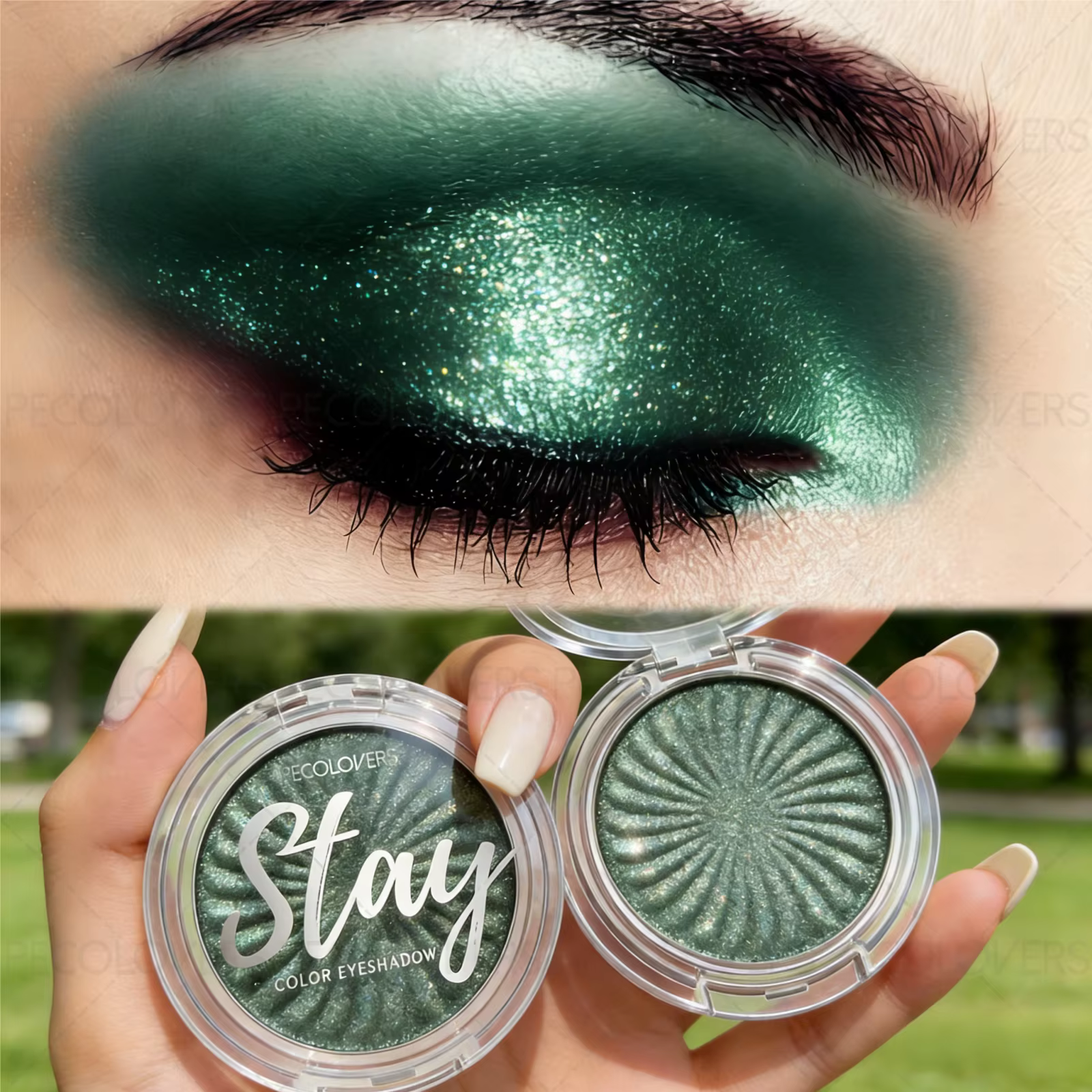 Palette de fards à paupières à triple texture (mat
