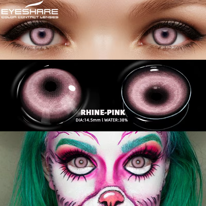 EYESHARE Halloween nouvelles lentilles de contact de couleur bleu Cosplay Anime