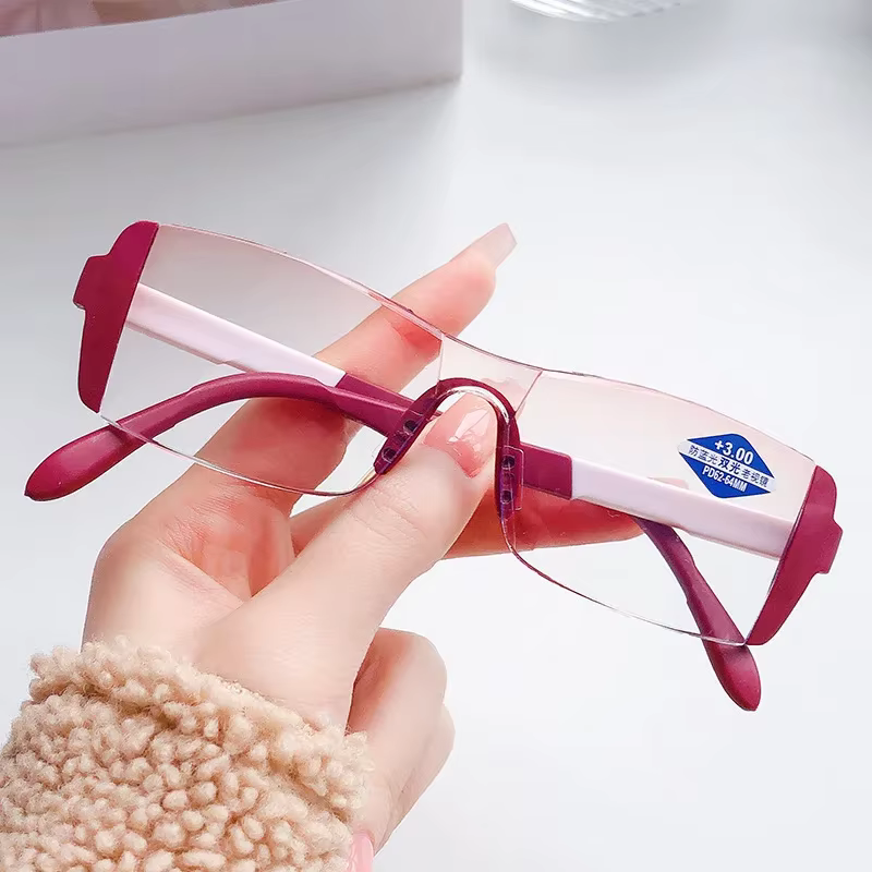 Lunettes de lecture bifocales, lunettes de presbytie tendance, lunettes pour la vue de près et de loin +1.0 à +4.0, anti-lumière bleue, lunettes pour hommes, transparentes