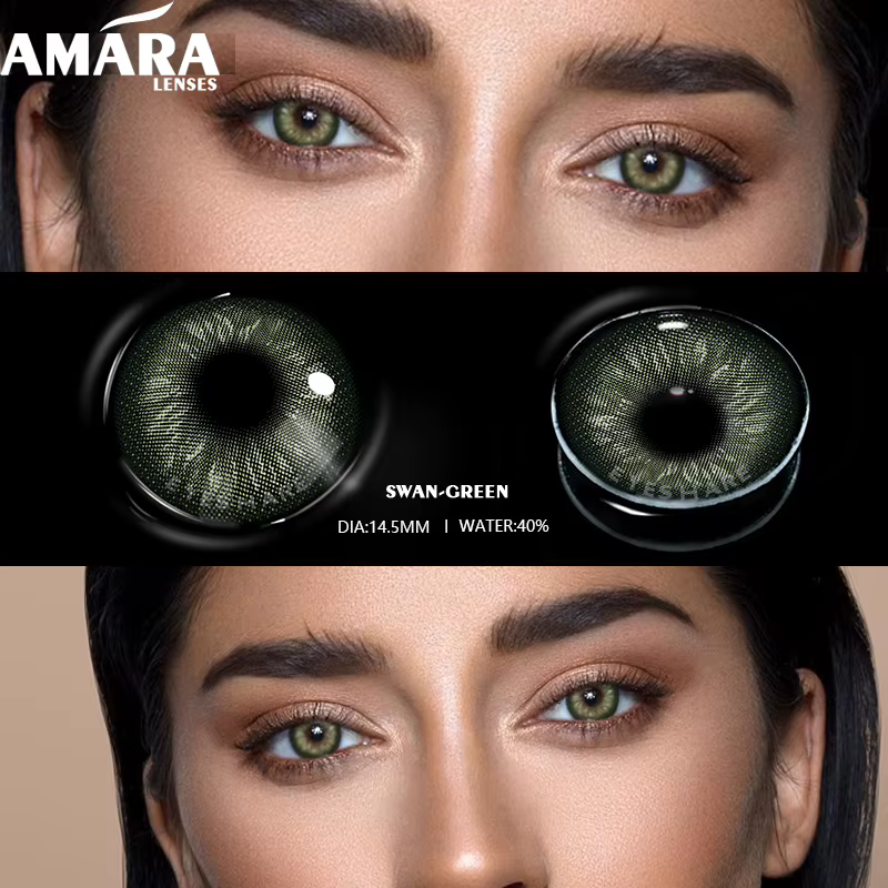 AMARA lentille de couleur naturelle yeux série OMG 2 pièces