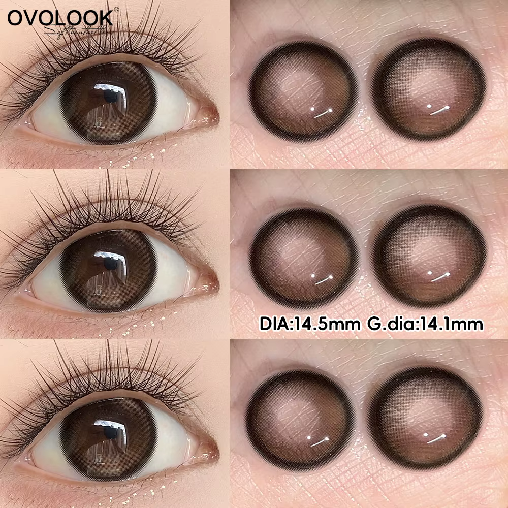 Lentilles de contact colorées OVOLOOK Native Iris Brown 14