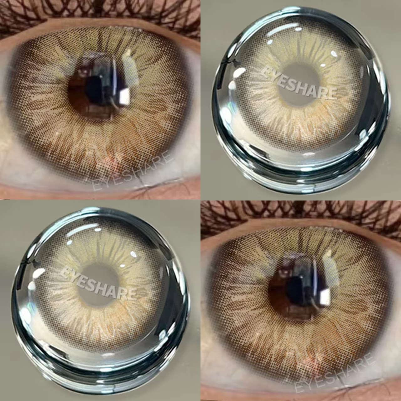 EYESHARE lentilles de Contact de couleur grise pour les yeux lentille