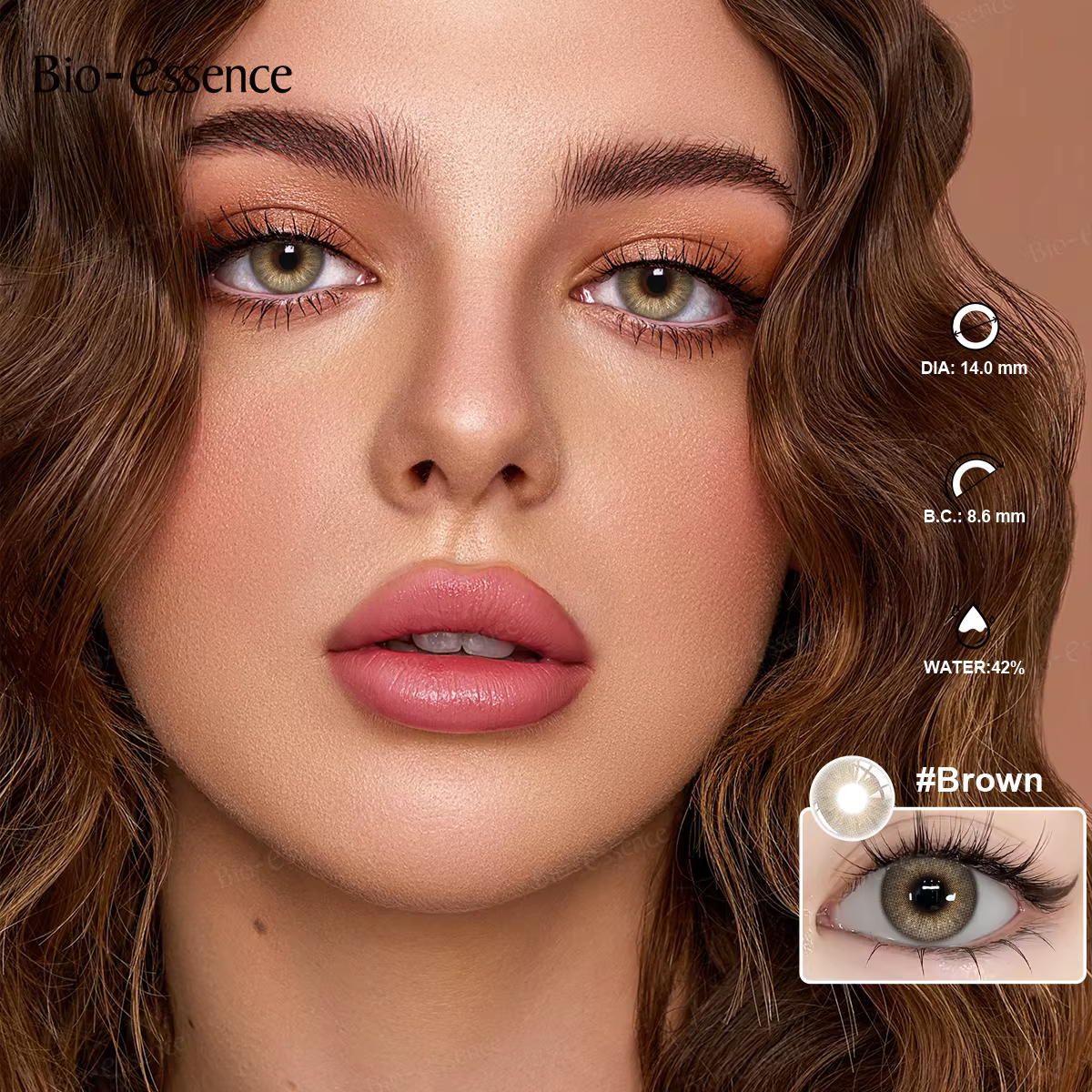 Bio-essence Nouvelles lentilles de contact Baby Blue pour les yeux