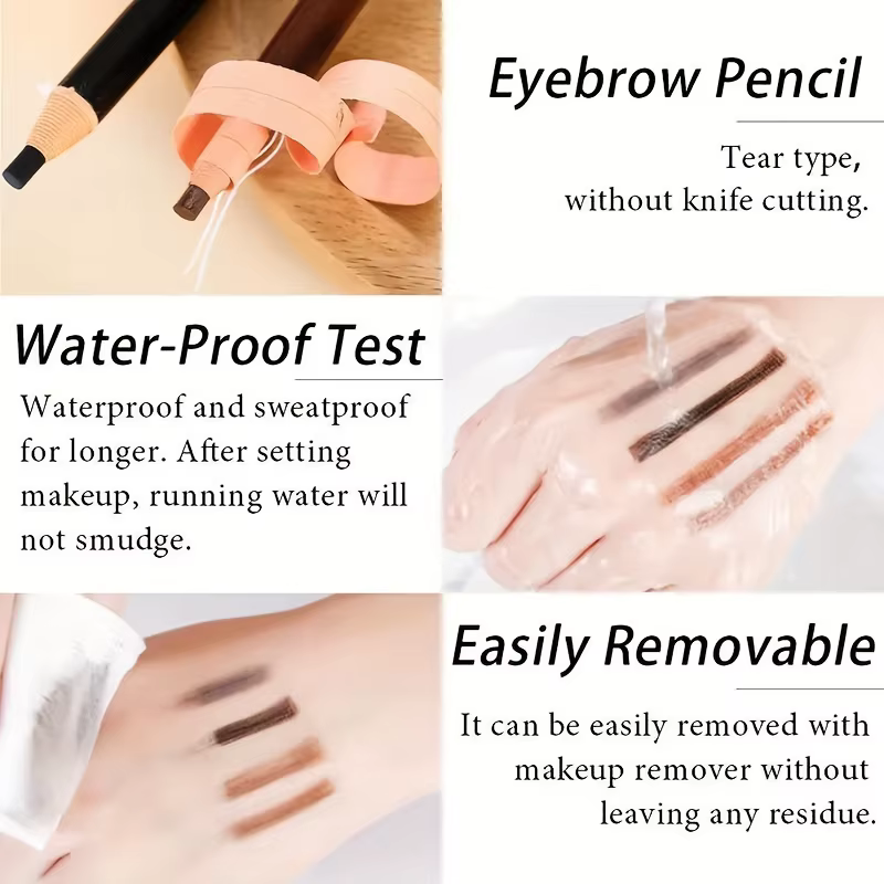 Crayon pour les yeux à nervures détachables