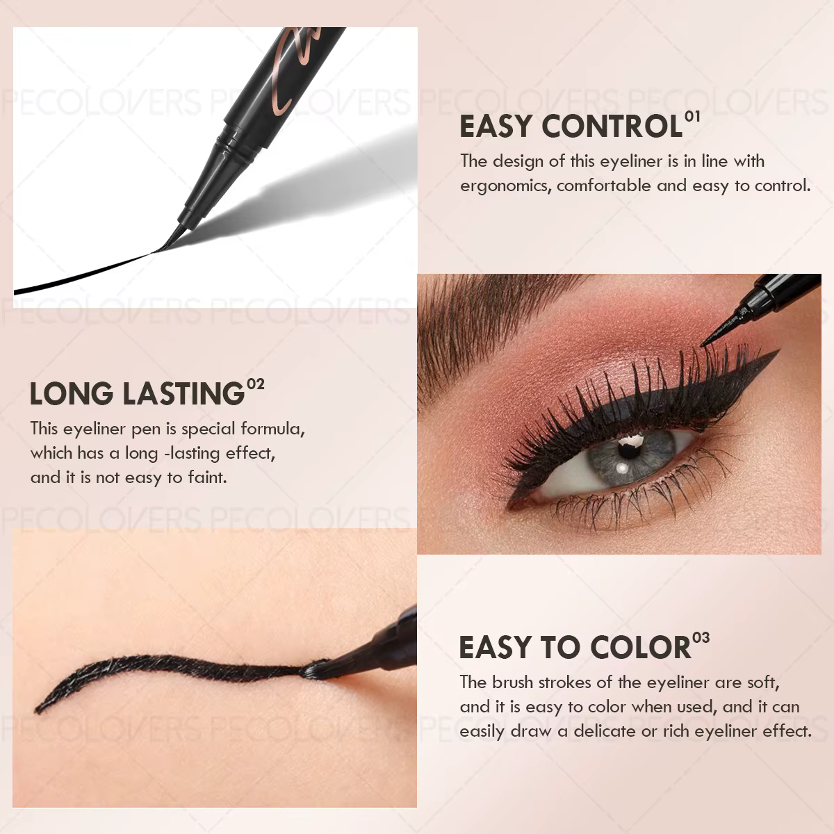 Eyeliner liquide Ultra-fin et imperméable