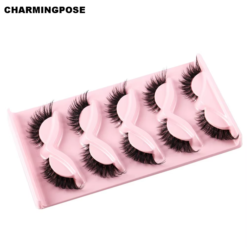 CHARMINGPOSE 5 paires de cils œil de chat | Faux