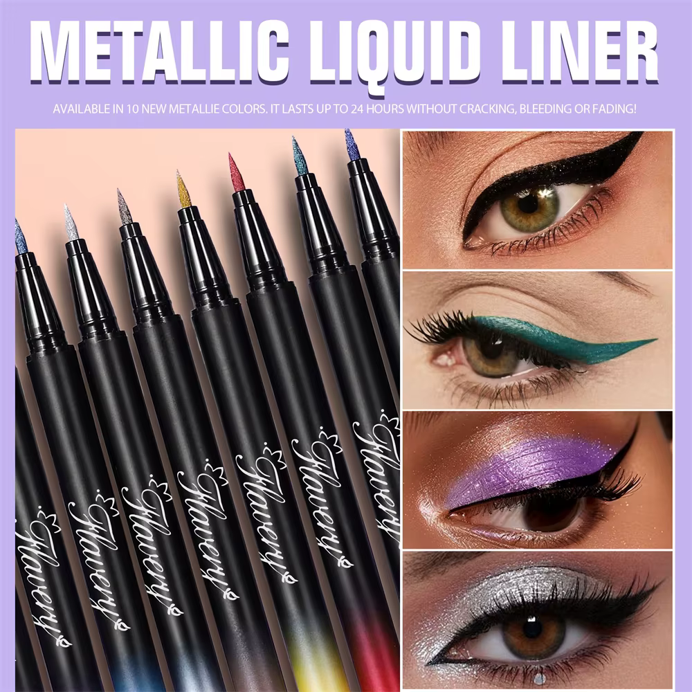 Stylo Eyeliner nacré fumé noir violet