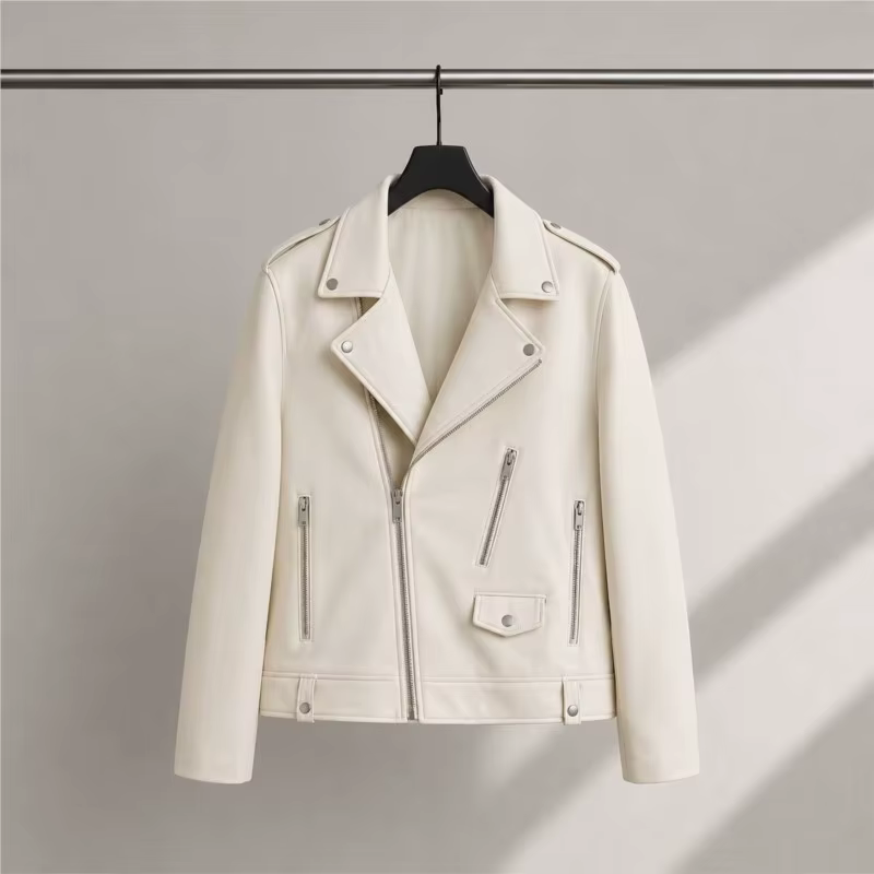 Veste en similicuir pour homme, nouvelle collection automne-hiver, style décontracté, fermeture éclair, manches longues, haute qualité, vêtement d'extérieur pour motard 2026