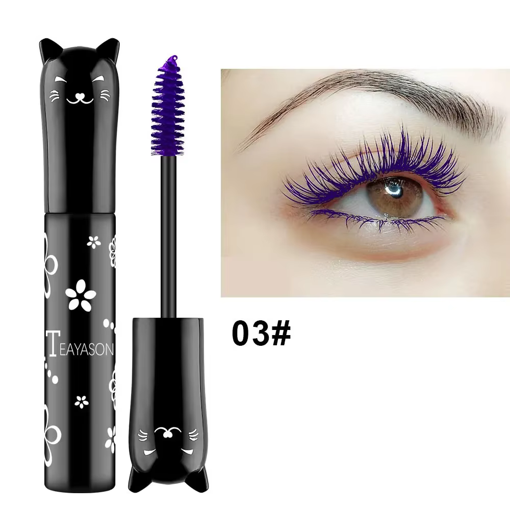 Mascara 6 couleurs imperméable à l'eau séchage rapide cils boucles Extension maquillage
