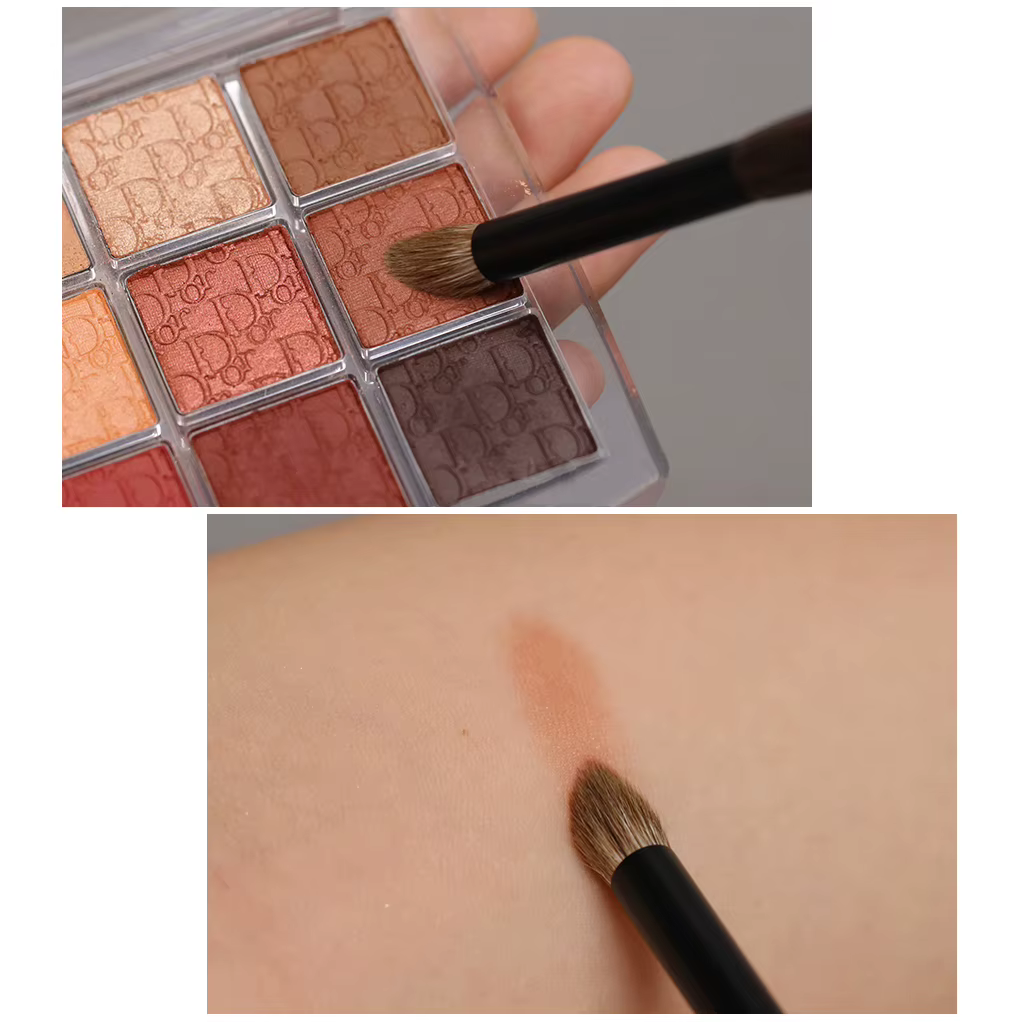 Pinceaux de maquillage professionnels faits à la main en poils de chèvre naturels T123