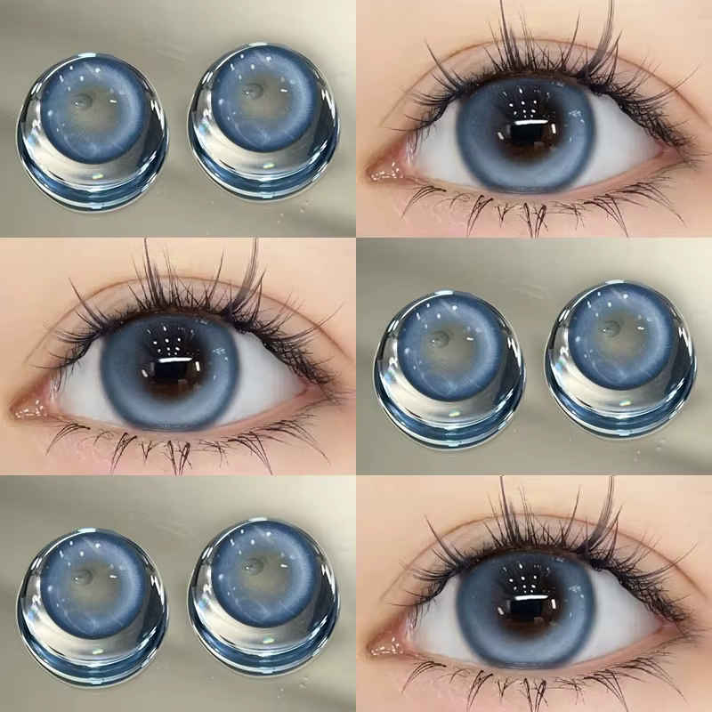 KSSEYE 1 paire de lentilles de Contact de couleur myopie pour les yeux mode haute qualité beauté élève étudiant cosmétiques colorés nouveau expédition rapide