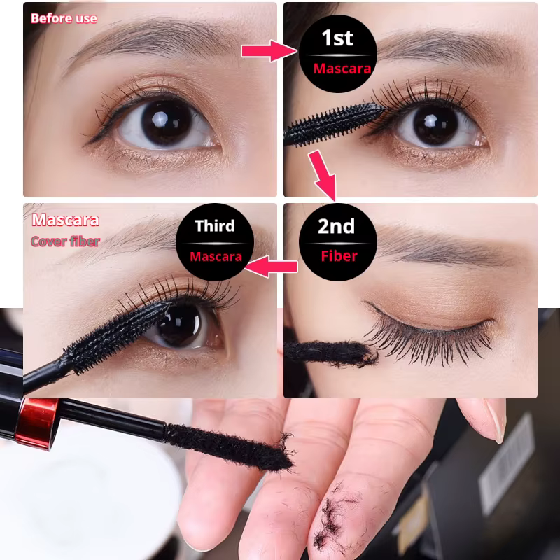 GECOMO – ensemble de Mascara en Fiber greffée de soie
