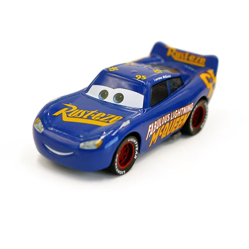 ▎ Disney Pixar Cars 3 1:55 Voiture de course en alliage moulé sous pression Lightning McQueen Jackson Storm Cruz Ramirez, cadeau d'anniversaire pour enfants