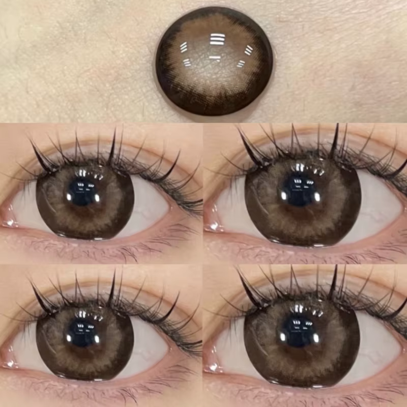 Lentilles colorées pour le maquillage des yeux