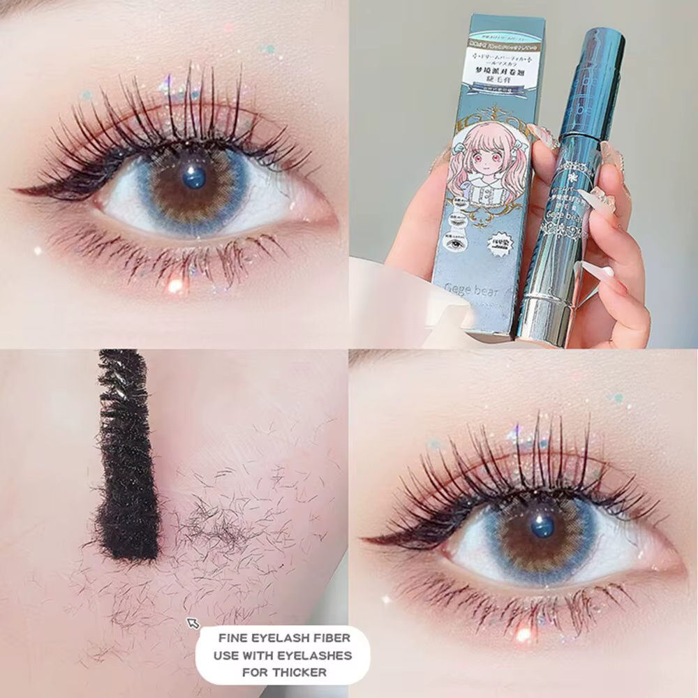 Gege Bear Dream Party Mascara bouclé noir fleur de soleil Design mignon toute la journée longue tenue allonge les cils
