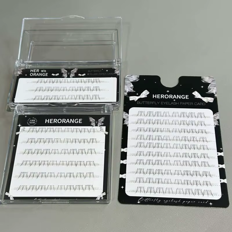 Cils inférieurs Herorange Cat, multi-clusters, légers, confortables, faciles à appliquer, aspect naturel, maquillage quotidien pour les yeux