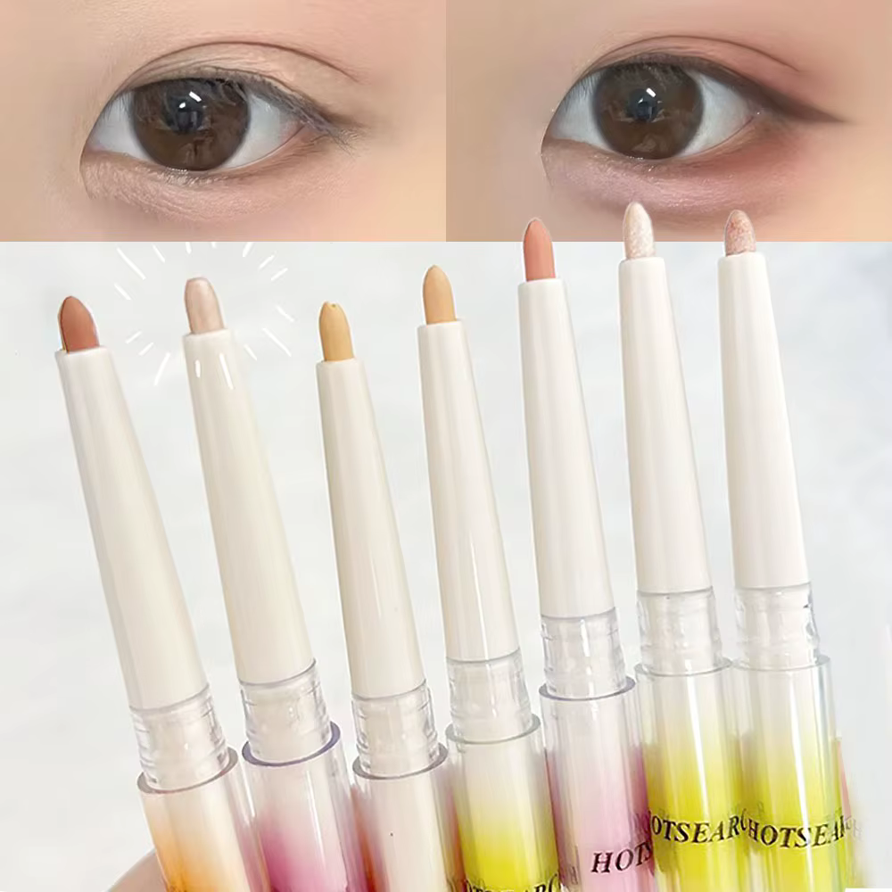 Crayon Aegyo Sal Rose Nude pour le dessous des yeux, effet éclaircissant, stylo de maquillage pour le contour des yeux, surligneur pour paupières inférieures, cosmétique de contour