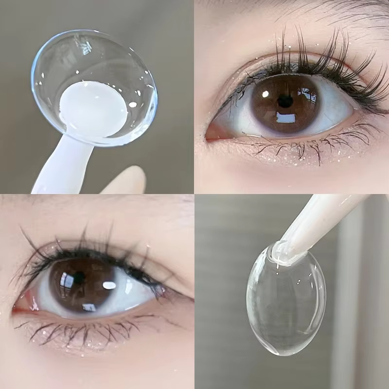 JEWELENS lentilles de Contact claires Prescription transparente naturelle Contacts oculaires souples avec degré pour la Correction de la Vision de la myopie
