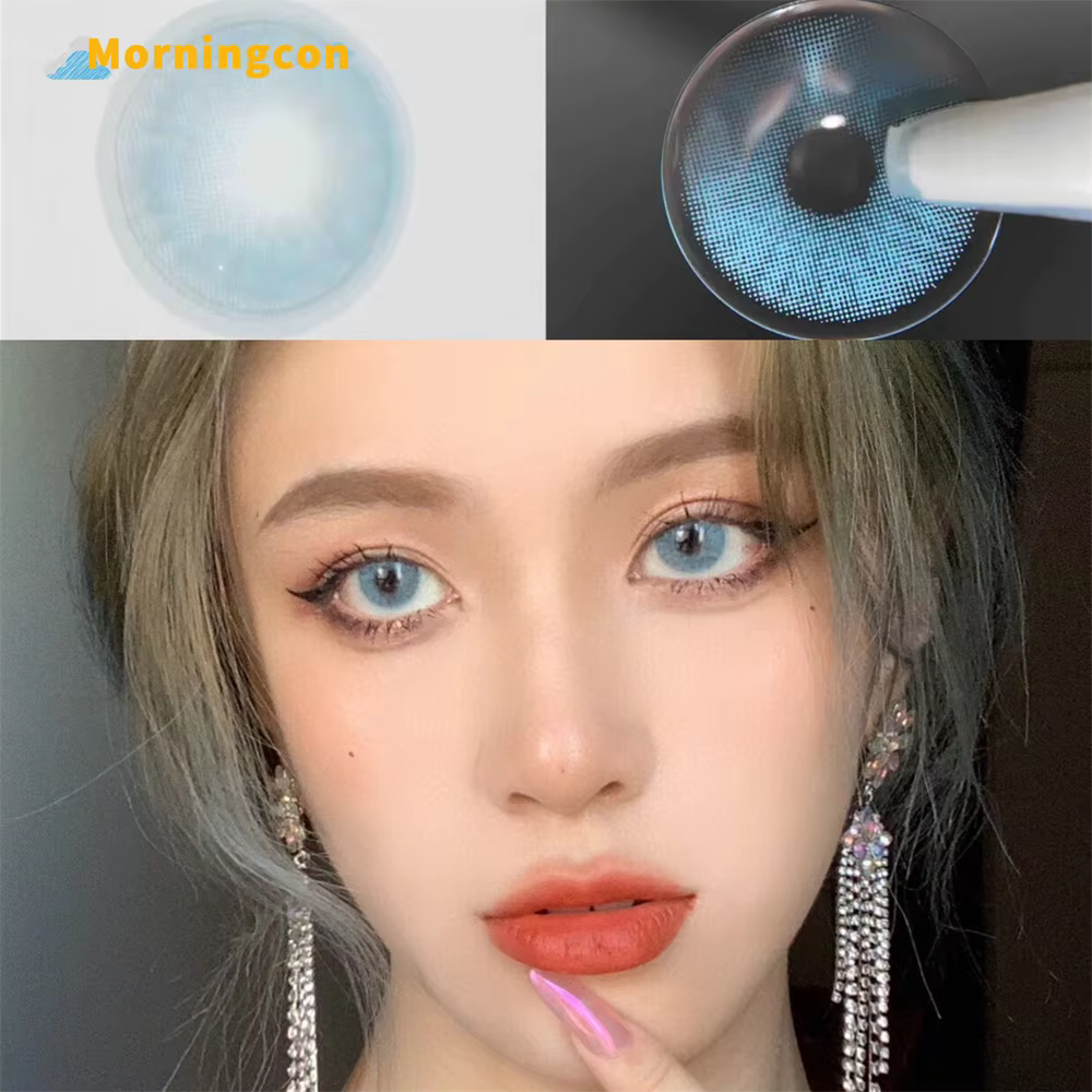 Morningcon – lentilles de Contact de couleur jaune vin pour les yeux