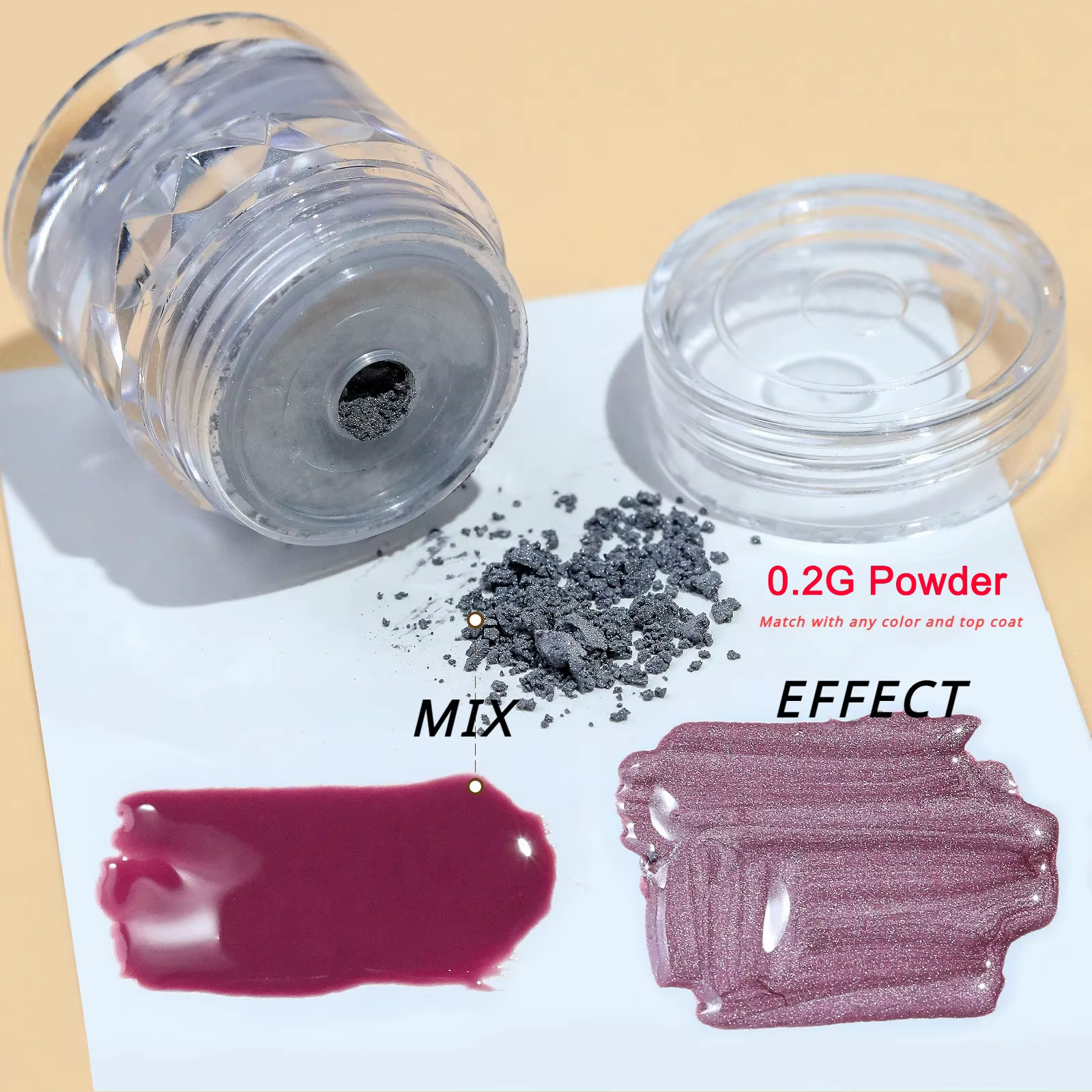 Poudre magnétique œil de chat en velours