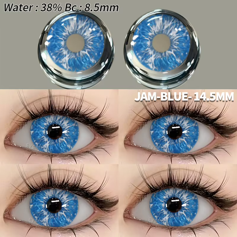 EYESHARE Halloween lentilles de contact couleur 1 paire mignon Anime Cosplay