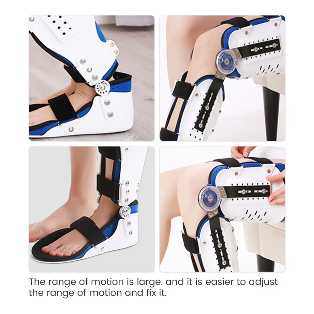 Orthèse réglable pour genou, cheville, pied, soutien des membres inférieurs, protection contre les fractures, soutien des articulations des jambes, soins de rééducation des ligaments