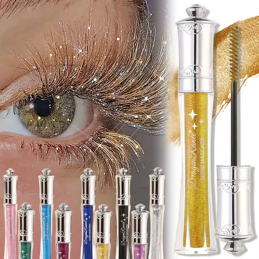 Mascara diamant scintillant 9 couleurs