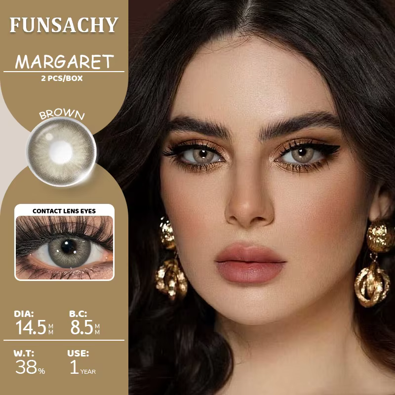 FUNSACHY 1 Paire de Lentilles de Contact Bleues pour les Yeux
