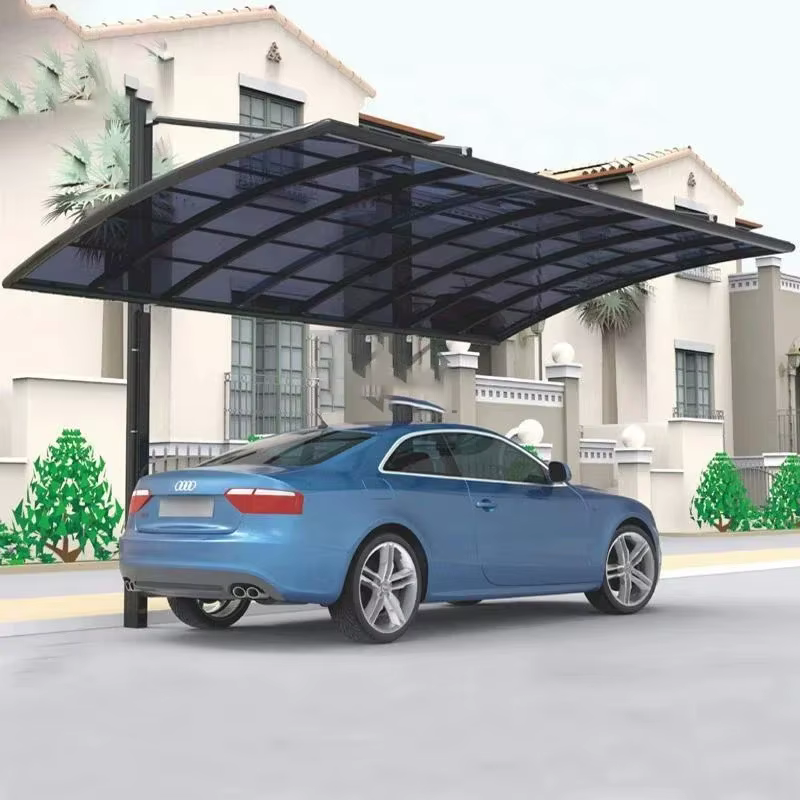 Extérieur arrière-cour Patio extérieur voiture moto en alliage d'aluminium Rv hangar Port de transport auvent cadre tente latérale murs Gazebo auvent