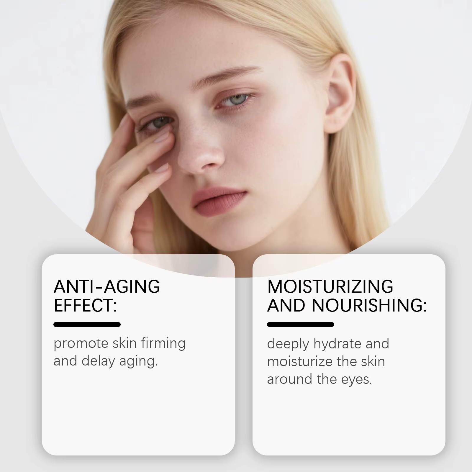 Crème raffermissante pour les yeux