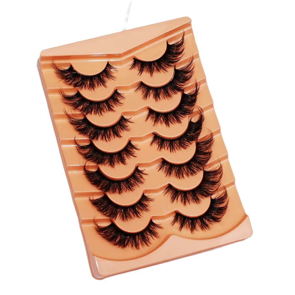 Faux cils longs et moelleux pour l'allongement et l'amélioration des yeux