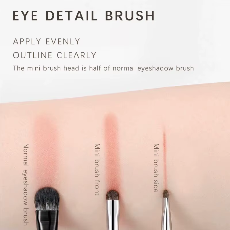 Pinceau de maquillage pour détails des yeux en crin de cheval