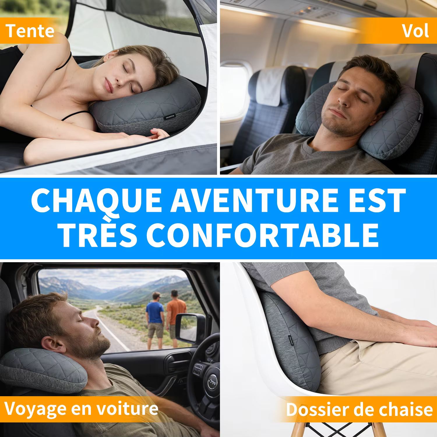 MAPLEAF oreiller de Camping gonflable ultraléger imperméable 10 cm oreiller d'air Camping oreiller de couchage gonflable randonnée oreiller d'air