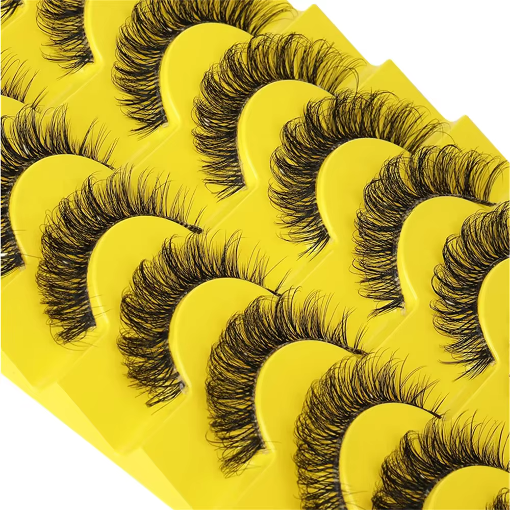 Faux cils en vison, cils moelleux