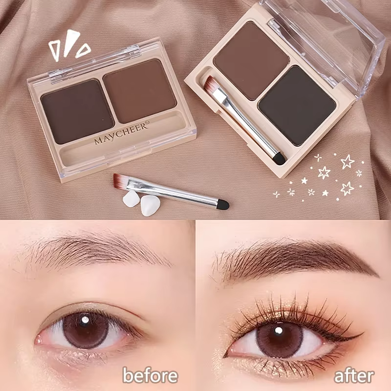 Palette de poudre à sourcils 2 couleurs