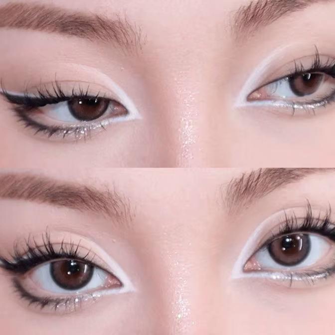 Palette de contour de fard à paupières à paillettes surligneur mat avec scintillant nacré