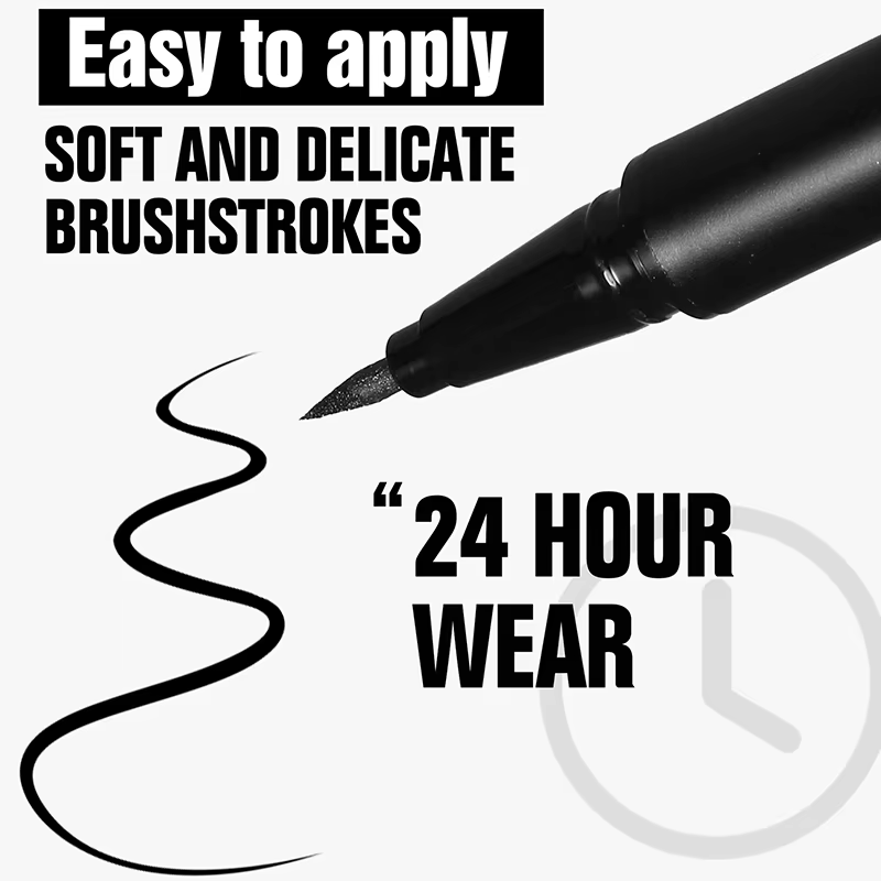 Crayon Eyeliner Liquide Métallique Blanc Violet Ultra-fin Rose Stylo pour les Yeux Séchage Rapide Paillettes Nacrées