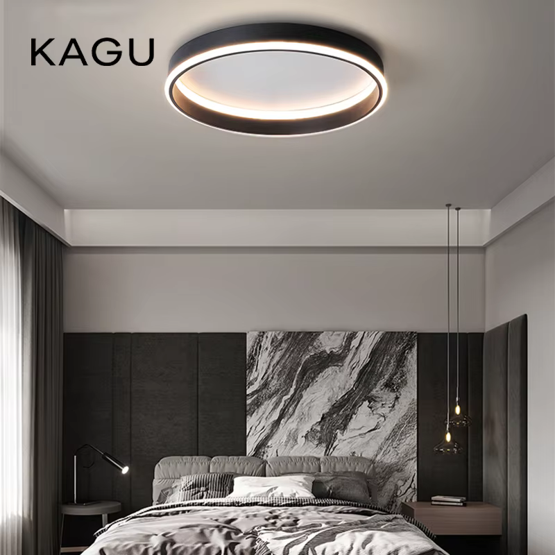 Plafonniers LED ronds simples pour chambre à coucher, lampes de décoration modernes pour la maison, éclairage nordique pour salon, lampe minimaliste pour chambre et bureau