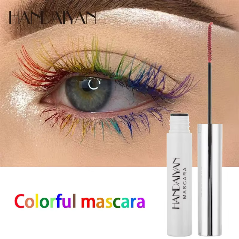 Mascara coloré 4D soie imperméable à l'eau séchage rapide Extension de cils Curl maquillage